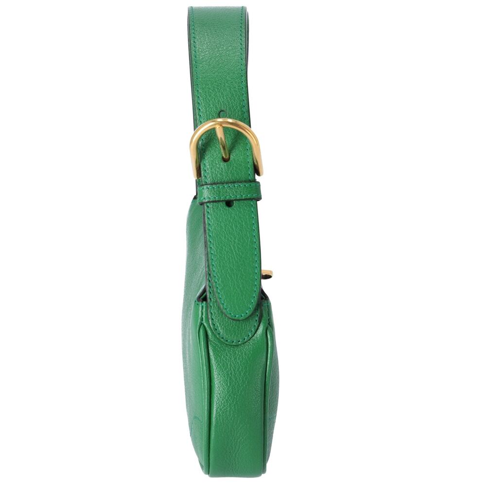 GUCCI GG Marmont Aphrodite Handbag 739076 Green Leather - Picture 7 of 7